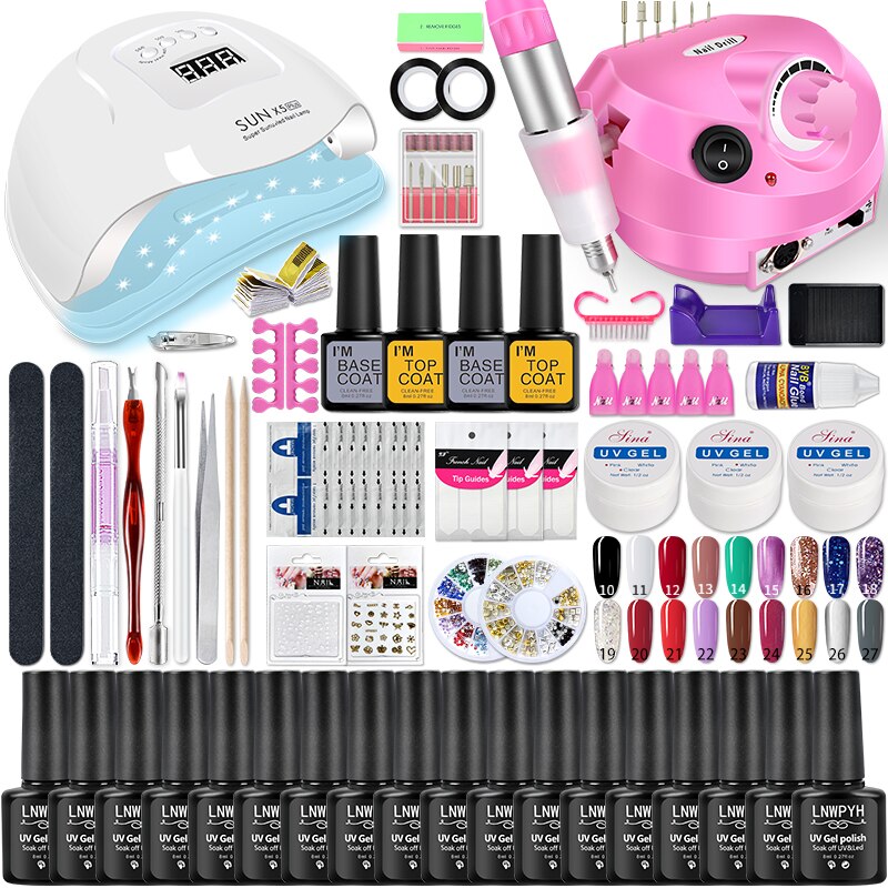 Nagel Set mit UV Lampe / Minikauf.ch