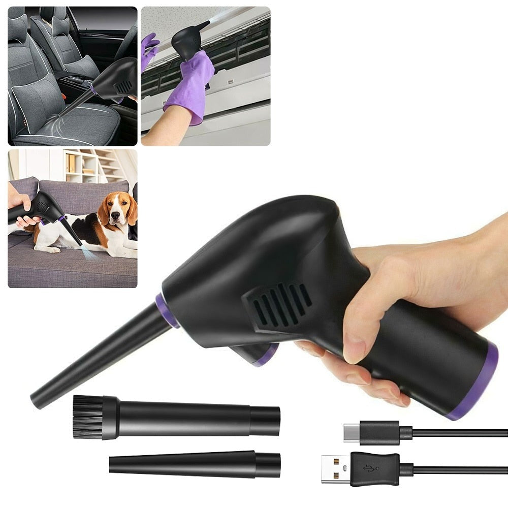 Druckluft- Ausblaspistole, 6000mAh / Minikauf.ch