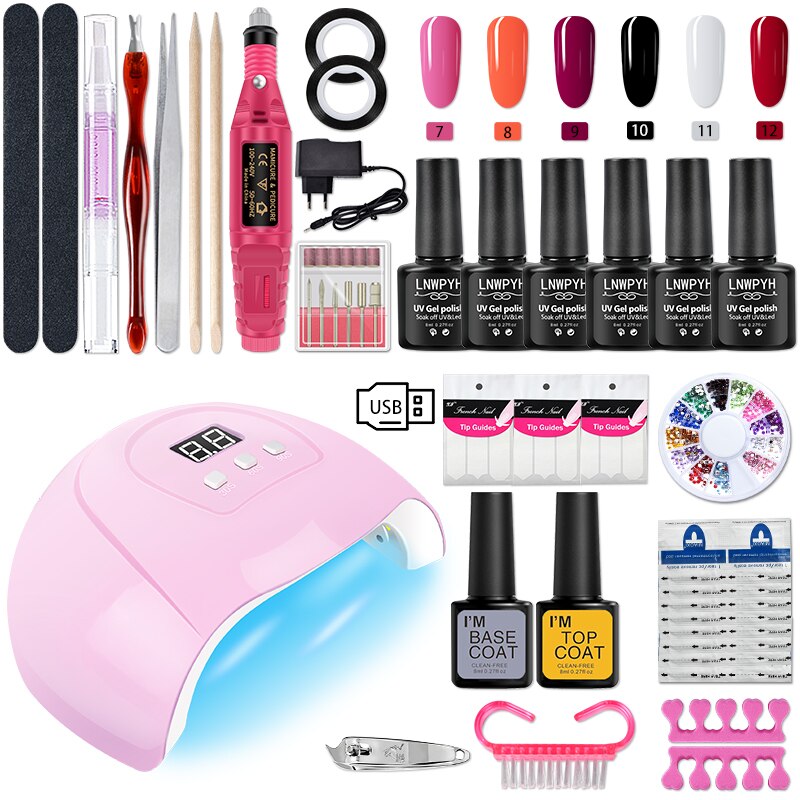 Nagel Set mit UV Lampe / Minikauf.ch