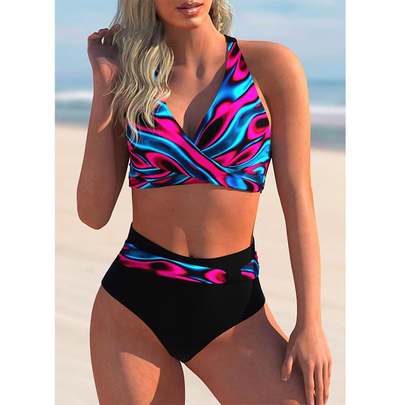 Zweiteiler Push Up Bikini "Hawaii" / Minikauf.ch