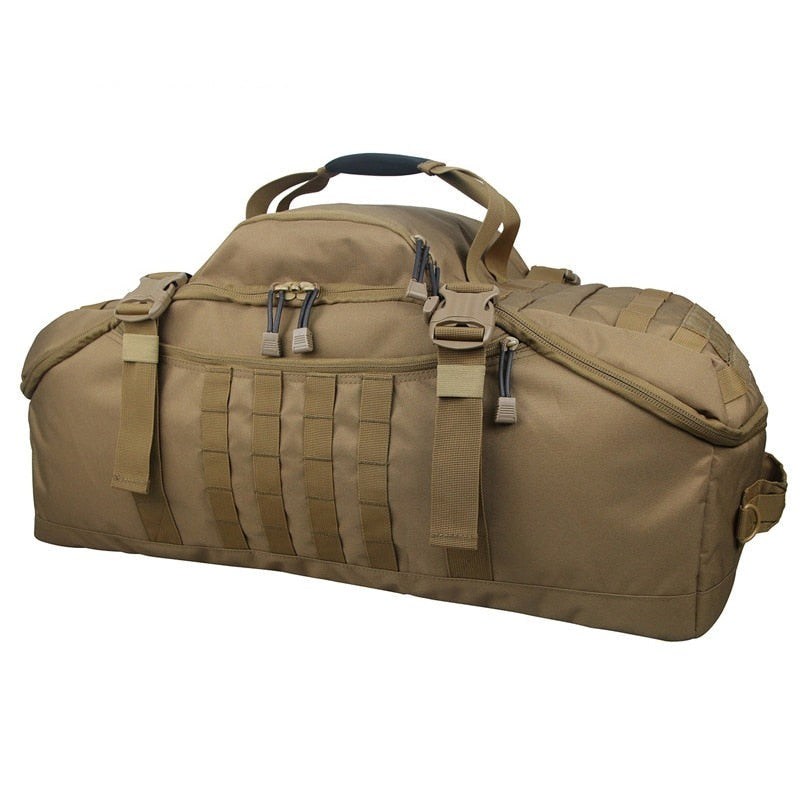 40L - 80L Wasserdichte Sport- Reisetasche, 80 Liter Braun / Minikauf.ch