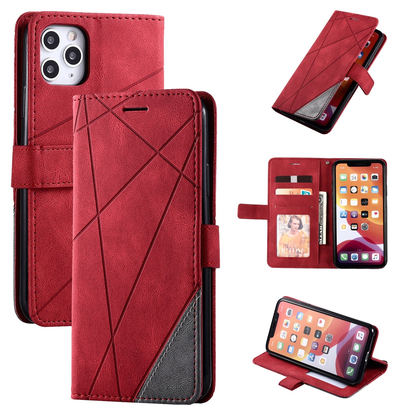 Xiaomi Leder Handyhülle, Mobiltelefontasche, braun / Minikauf.ch