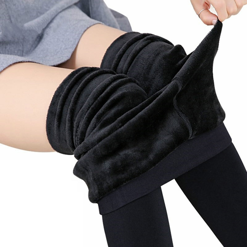 Fluffy Stretch Leggings, One Color
