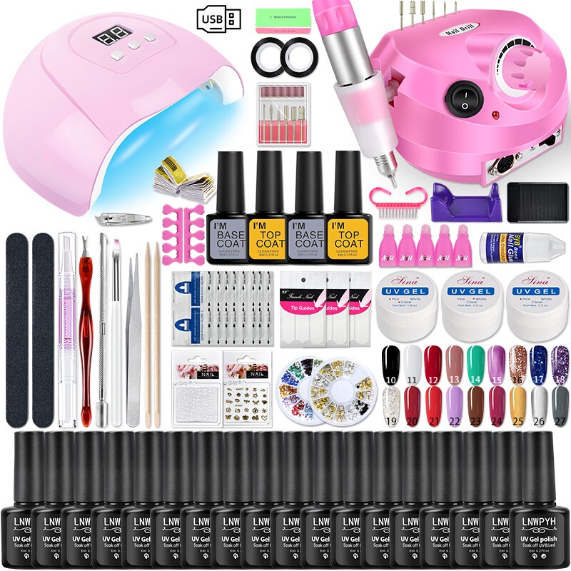 Nagel Set mit UV Lampe / Minikauf.ch