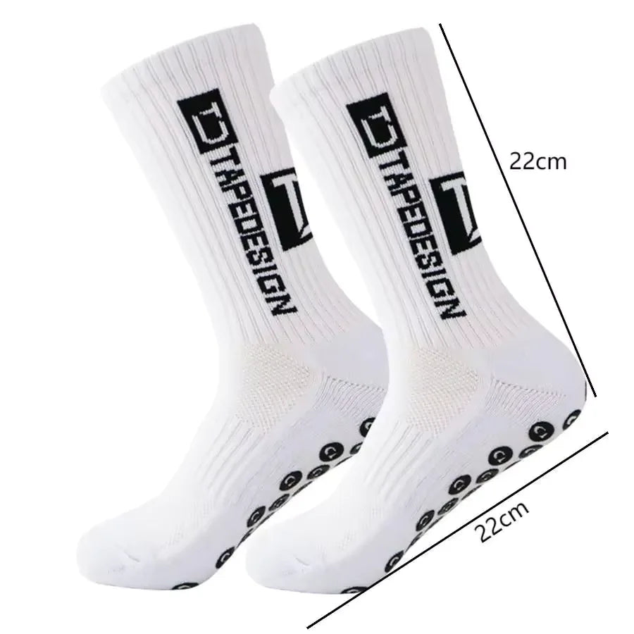 Grösse der 6 Paar rutschfeste Fussballsocken, verschiedene Farben, Weiss / Minikauf.ch
