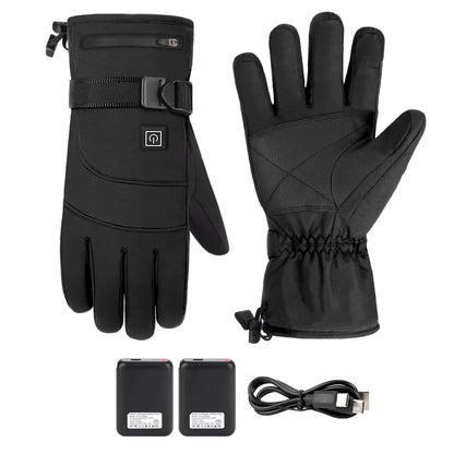 Beheizbare Handschuhe mit 2 Batterien / Minikauf.ch