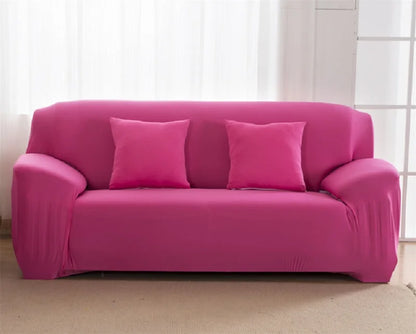 Einfarbiger Stretch Sofabezug
