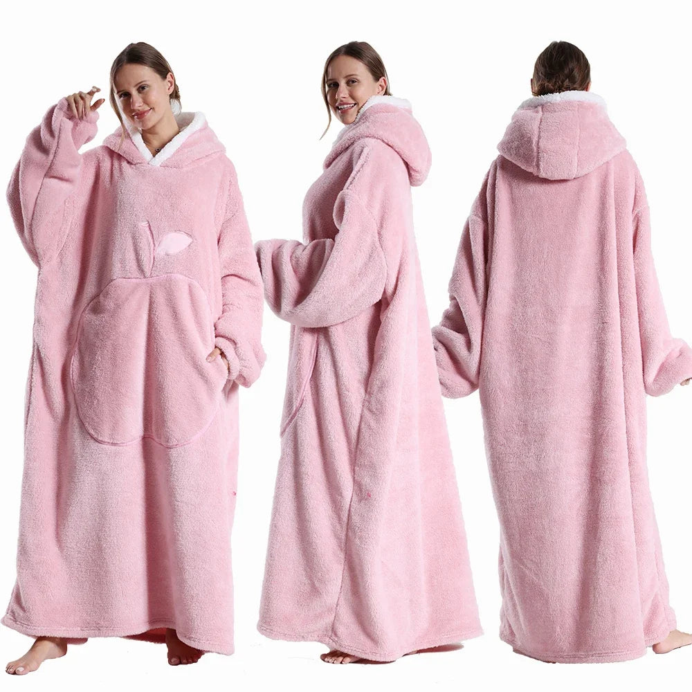 Flauschiger Plüsch Kapuzenpullover / Minikauf.ch