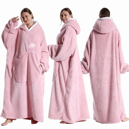 Flauschiger Plüsch Kapuzenpullover / Minikauf.ch
