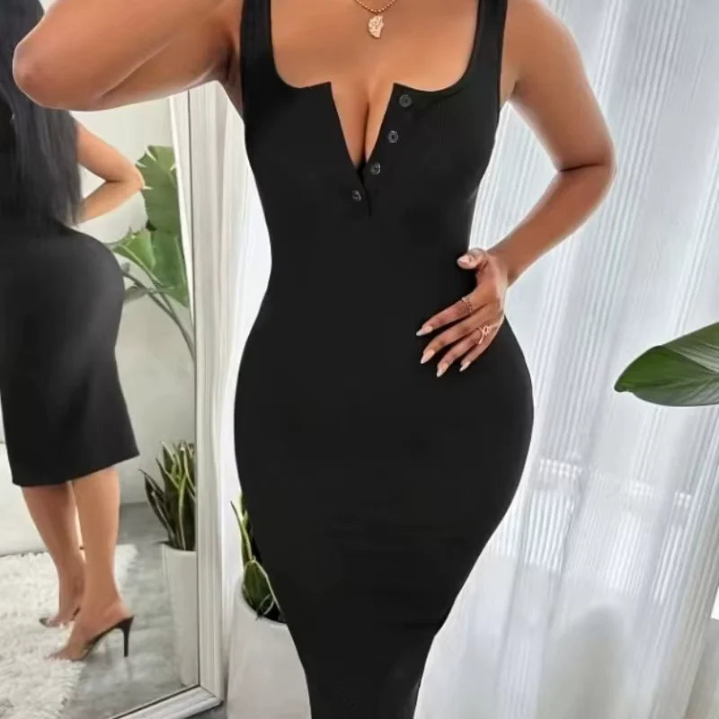 Geripptes Abendkleid "Roxy" / Minikauf.ch