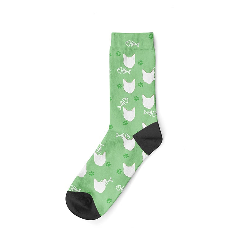 Personalisierte Socken mit Foto, grün / Minikauf.ch