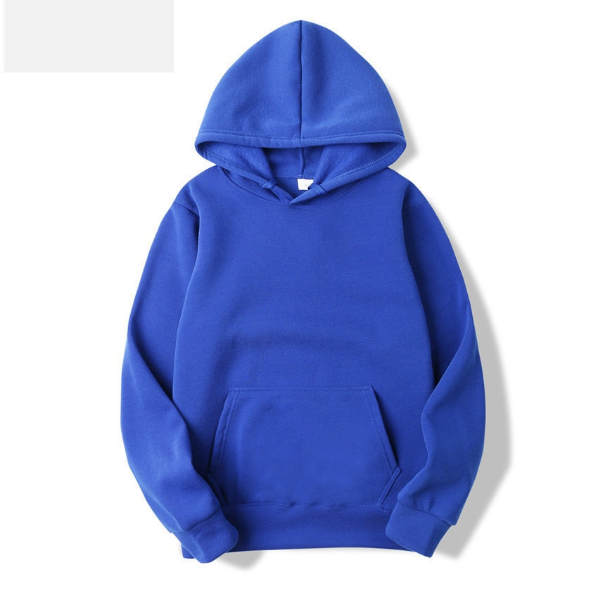 Sweatshirt Kapuzen Hoodie, blau / Minikauf.ch