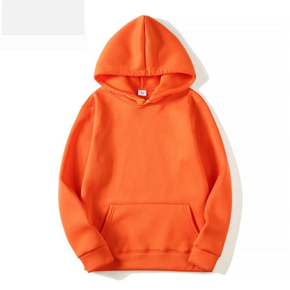 Sweatshirt Kapuzen Hoodie, Orange / Minikauf.ch