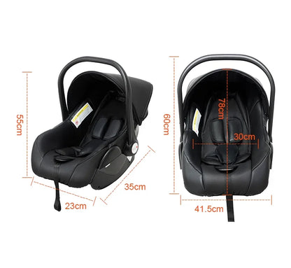 Kinderwagen mit 360° Drehung & Babyschale – Luxus Buggy für Neugeborene / Minikauf.ch
