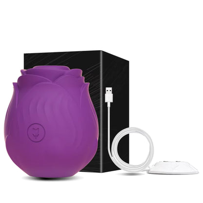 Klitoris & G-Punkt Vibrator mit Saug- & Vibrationsfunktion, Lila / Minikauf.ch