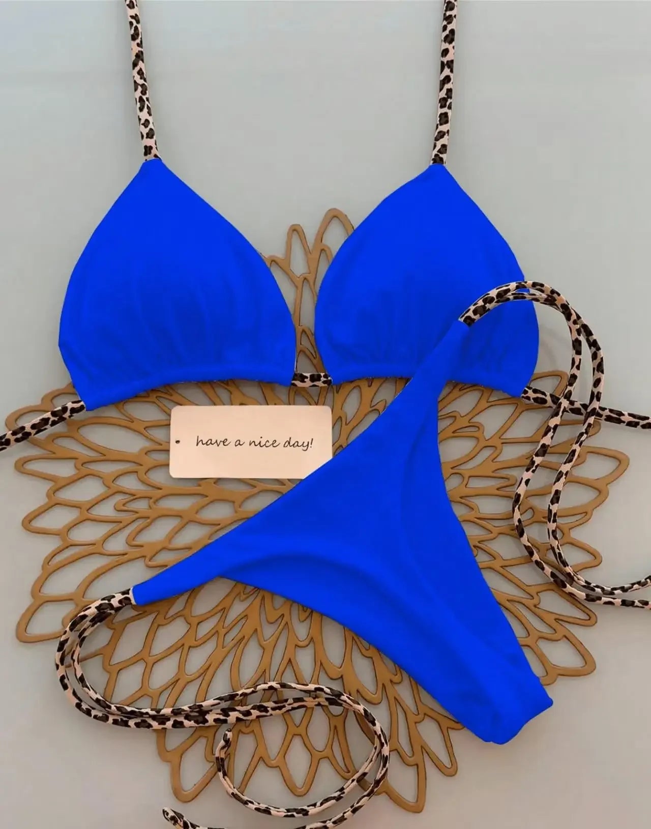Leoparden Bikini für Damen