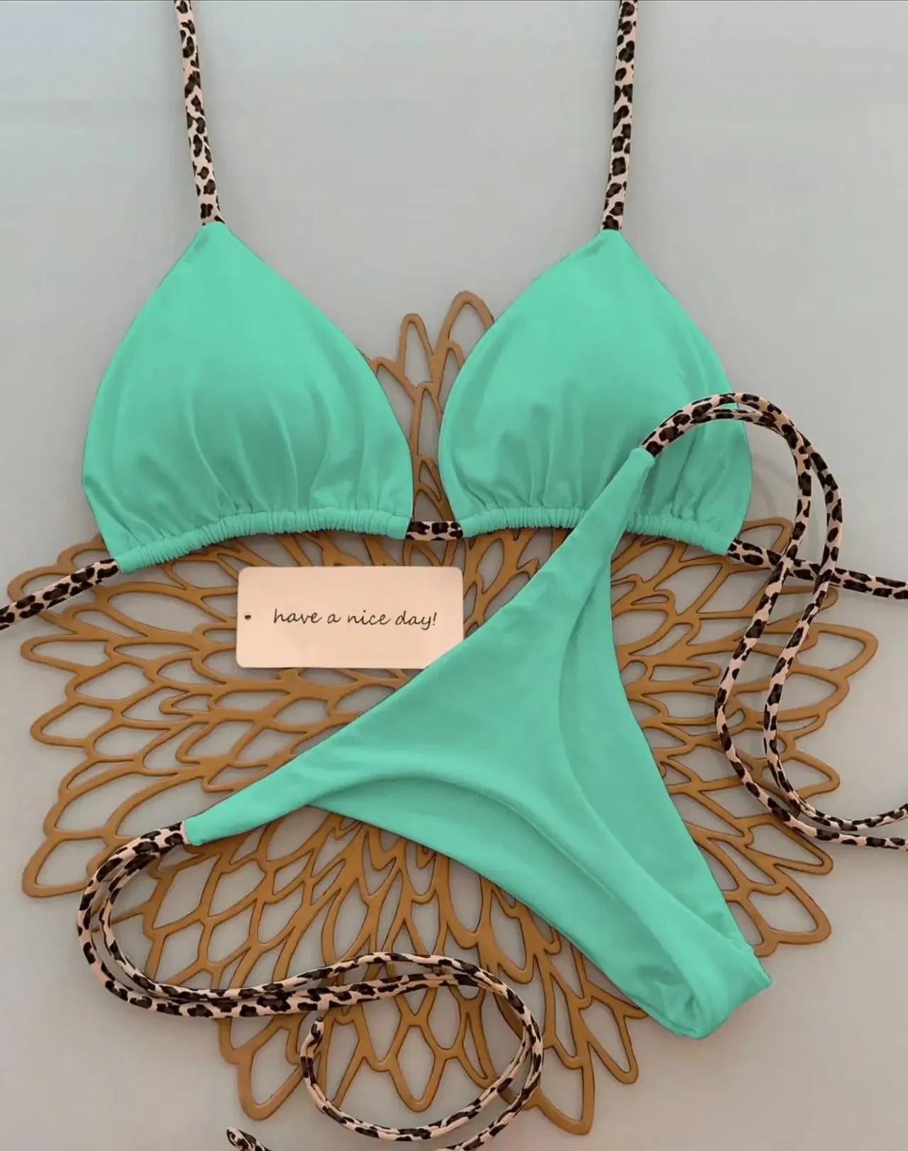 Leoparden Bikini für Damen