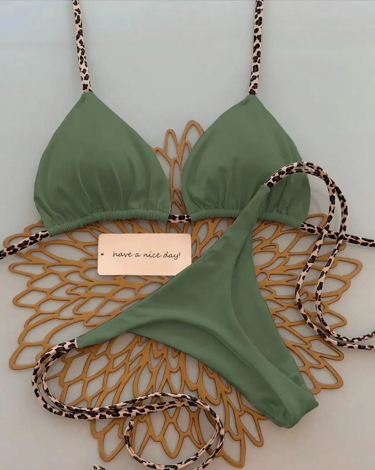 Leoparden Bikini für Damen