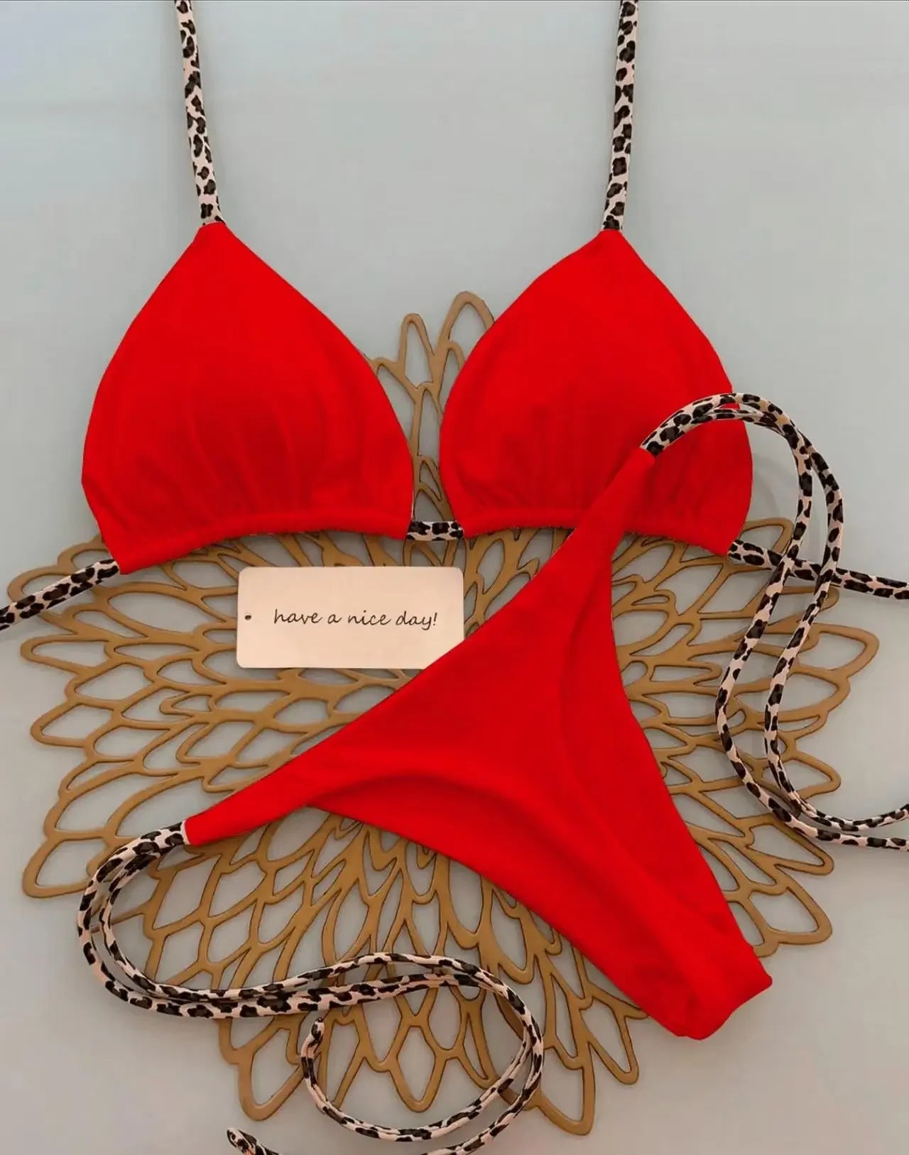 Leoparden Bikini für Damen