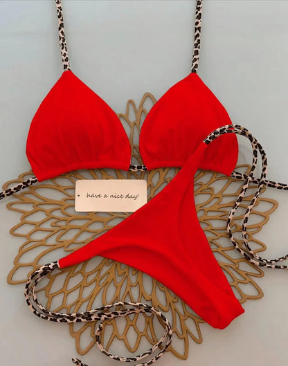 Leoparden Bikini für Damen