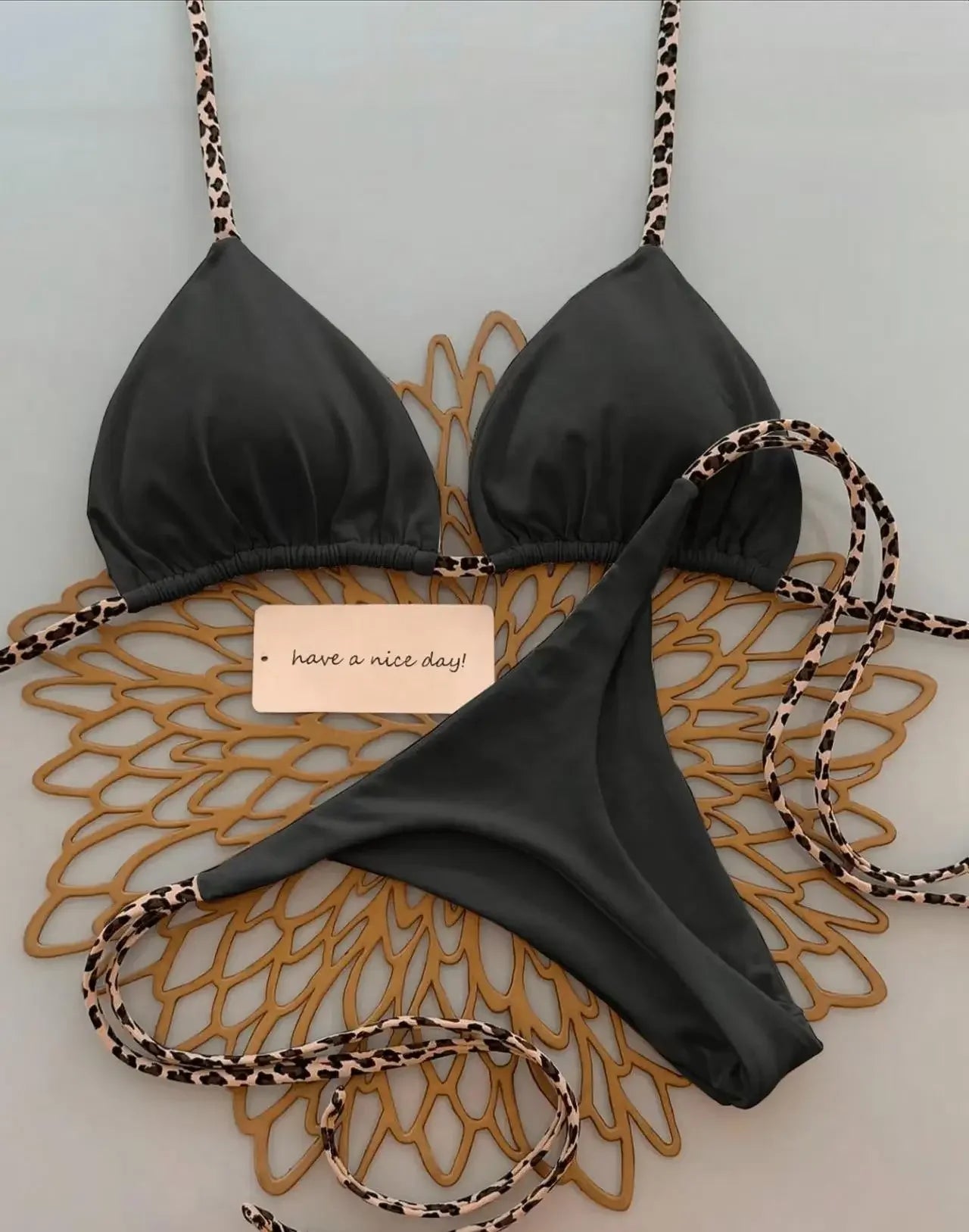 Leoparden Bikini für Damen