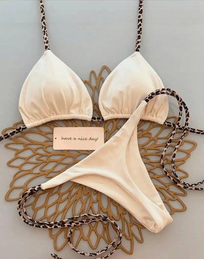 Leoparden Bikini für Damen