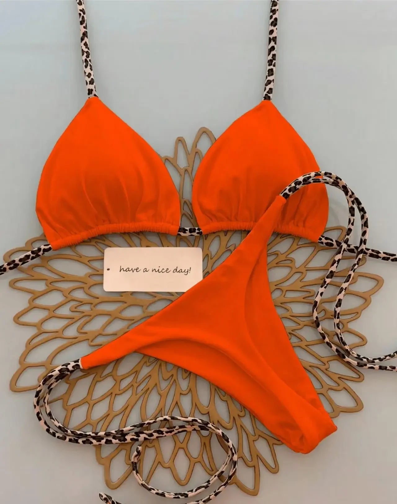 Leoparden Bikini für Damen