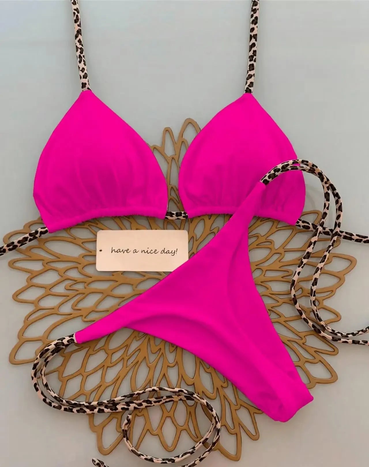Leoparden Bikini für Damen