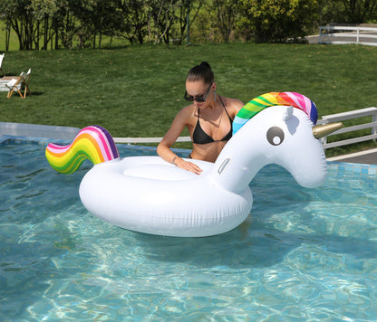 Grosse aufblasbare Wasser Luftmatratze, Einhorn / Minikauf.ch