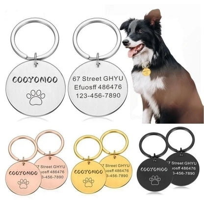 Personalisierte Hundemarke mit Name & Nummer / Minikauf.ch