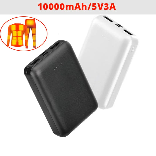Powerbank 10'000mAh, 5V 3A, schwarz  & weiss / Minikauf.ch