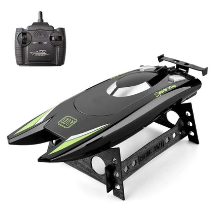 RC Rennboot 2,4 GHz mit Doppelmotor, Schwarz / Minikauf.ch