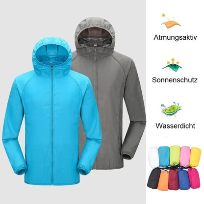Regen & Windjacke wasserdicht mit Tasche / Minikauf.ch