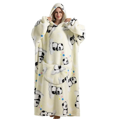 Riesen Cartoon-Hoodie mit Kapuze, Panda / Minikauf.ch