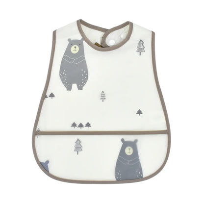 Wasserdichtes Baby-Lätzchen mit Cartoon-Muster / Minikauf.ch