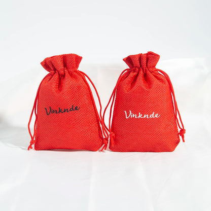 100 Stück Jute Geschenkbeutel mit Logo personalisierbar / Minikauf.ch