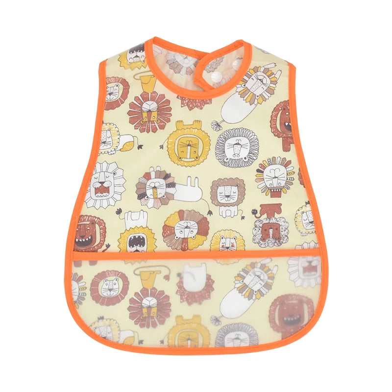 Wasserdichtes Baby-Lätzchen mit Cartoon-Muster / Minikauf.ch