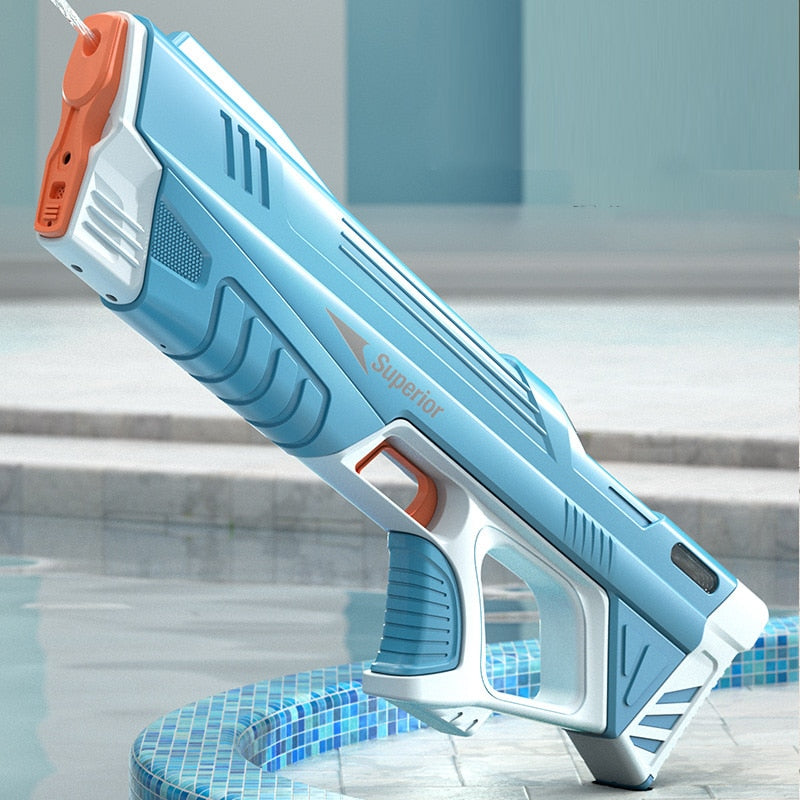 Automatische Wasserpistole *Superior*, blau / Minikauf.ch