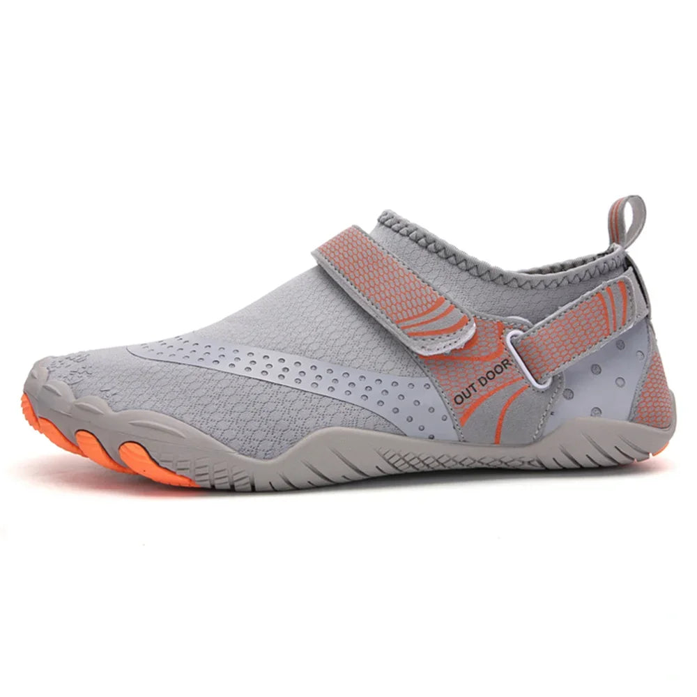 Rutschfeste Barfuss Wasserschuhe, Grau / Minikauf.ch