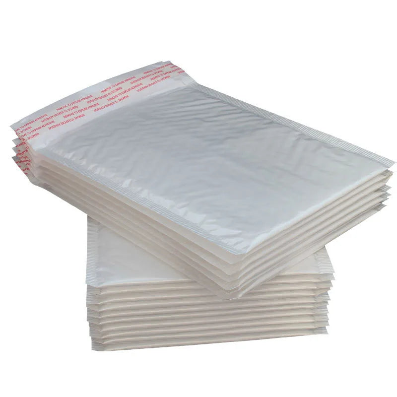 100 Stück Luftpolstertaschen Weiss / Minikauf.ch