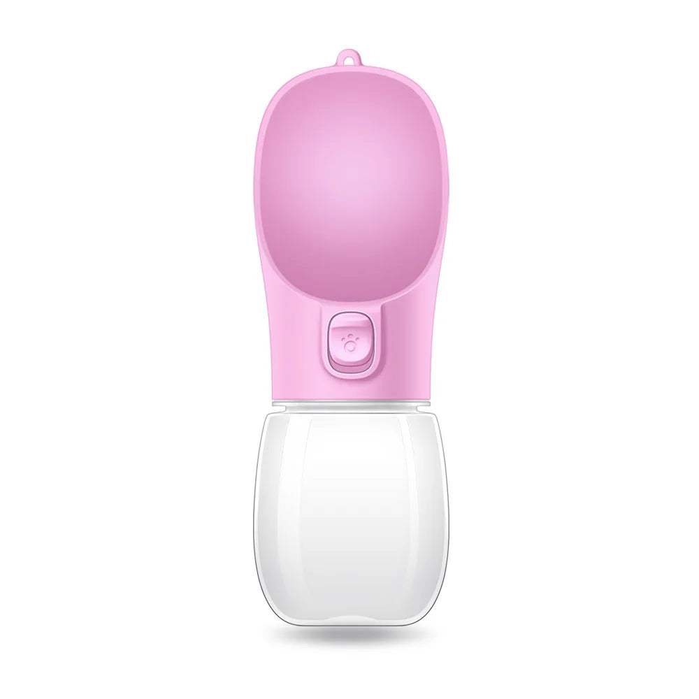 Tragbare Hundewasserflasche, Pink / Minikauf.ch