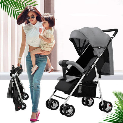 Leichter Baby Reisebuggy 2-in-1 – Faltbarer Kinderwagen / Minikauf.ch