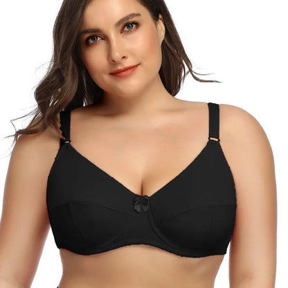 Bügel-BH Plus Size – Vollcup & Minimizer, Schwarz / Minikauf.ch
