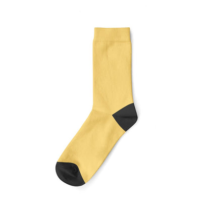 Socken mit personalisiertem Foto, gelb / Minikauf.ch