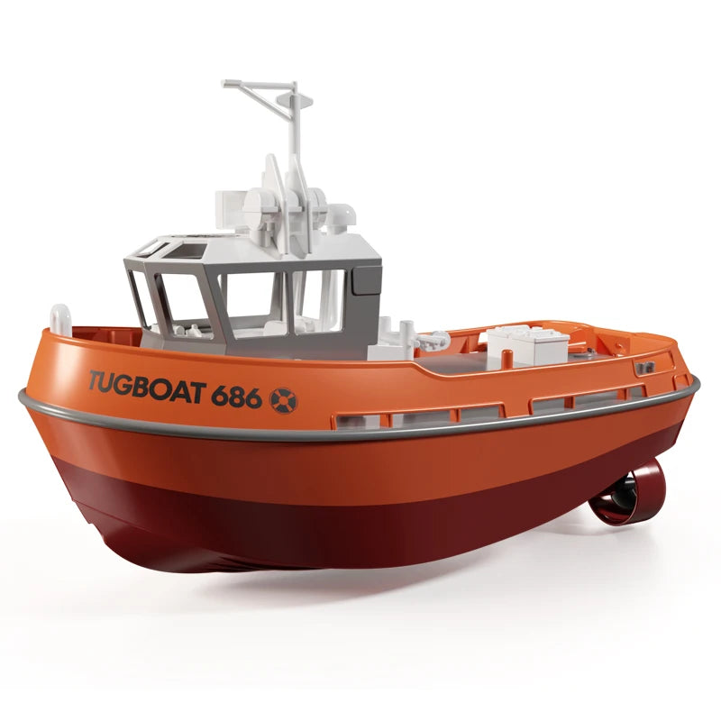 RC Schlepper 686 – Dual-Motor & 2,4-GHz-Fernbedienung, Orange / Minikauf.ch