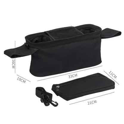 Baby Kinderwagentasche, schwarz / Minikauf.ch