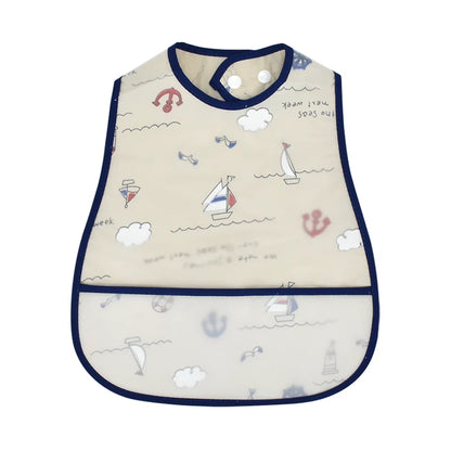 Wasserdichtes Baby-Lätzchen mit Cartoon-Muster / Minikauf.ch