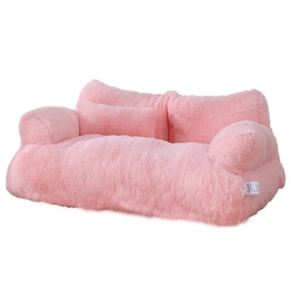 Plüschbett Katzensofa, Pink / Minikauf.ch