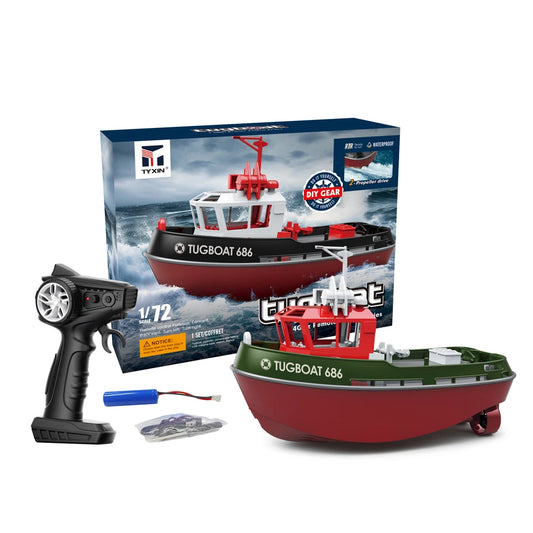 RC Schlepper 686 – Dual-Motor & 2,4-GHz-Fernbedienung, Grün / Minikauf.ch
