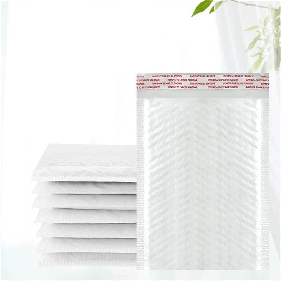 100 Stück Luftpolstertaschen Weiss / Minikauf.ch